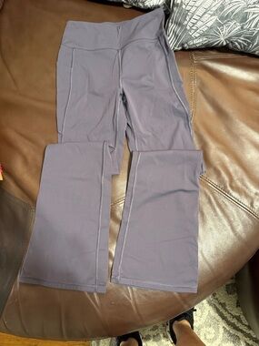 Purple Yoga Flare Leggings